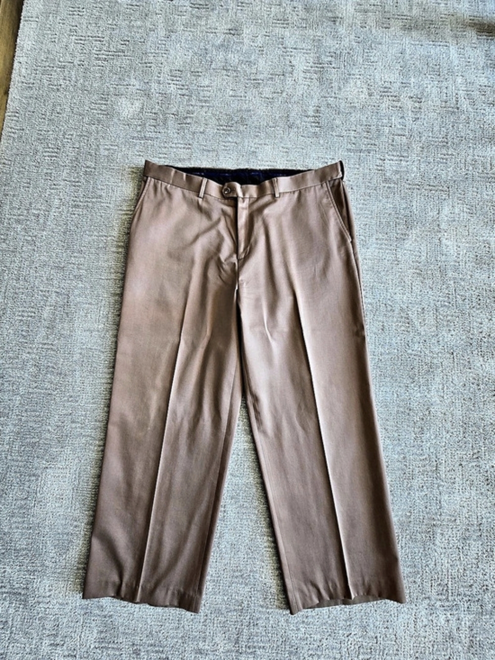 Croft & Barrow Straight Leg Cotton Dress Pants Waist 42x32
